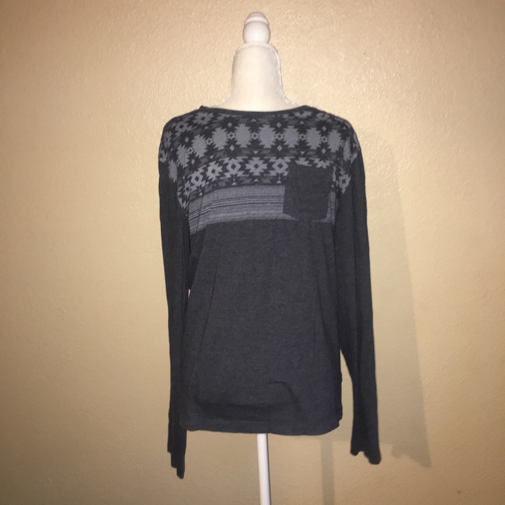 Blue Long Sleeve 21 men T-Shirt